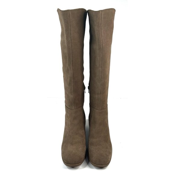 Blondo Tatiana Women's Knee High Boots Taupe Suede Size 10M Waterproof - Picture 2 of 14